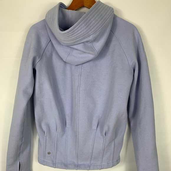 Lululemon baby blue zip up hoodie - Picture 2 of 2